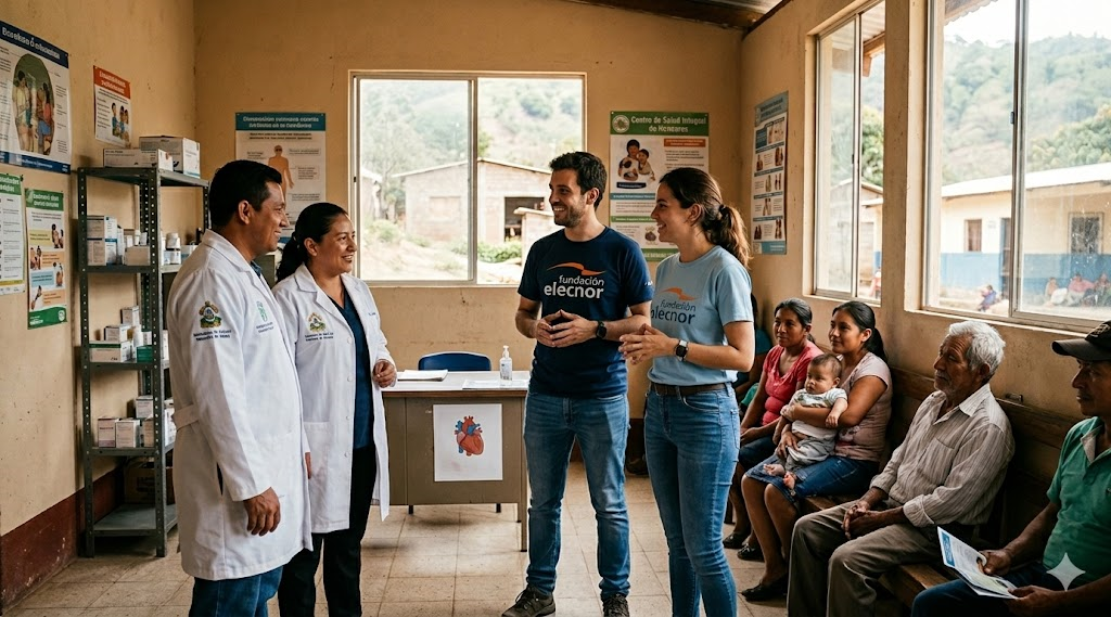 Personas voluntarias del Grupo Elecnor